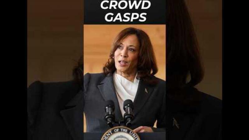 Crowd Gasps as Kamala Harris Proves She Doesn’t Know How Inflation Works